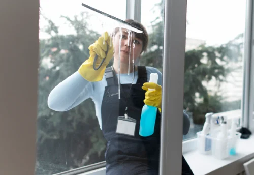 Nettoyage de vitres intérieures et extérieures à Azérat